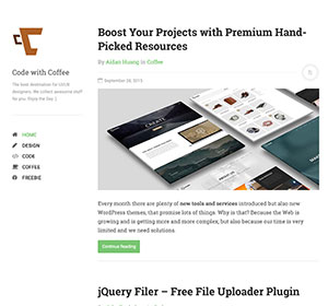 <span>Code with Coffee</span><i>→</i>