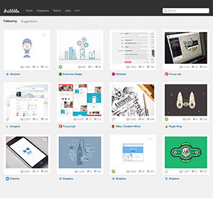 <span>Dribbble</span><i>→</i>