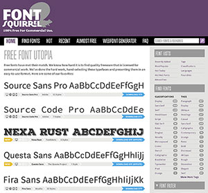 <span>Font Squirrel</span><i>→</i>