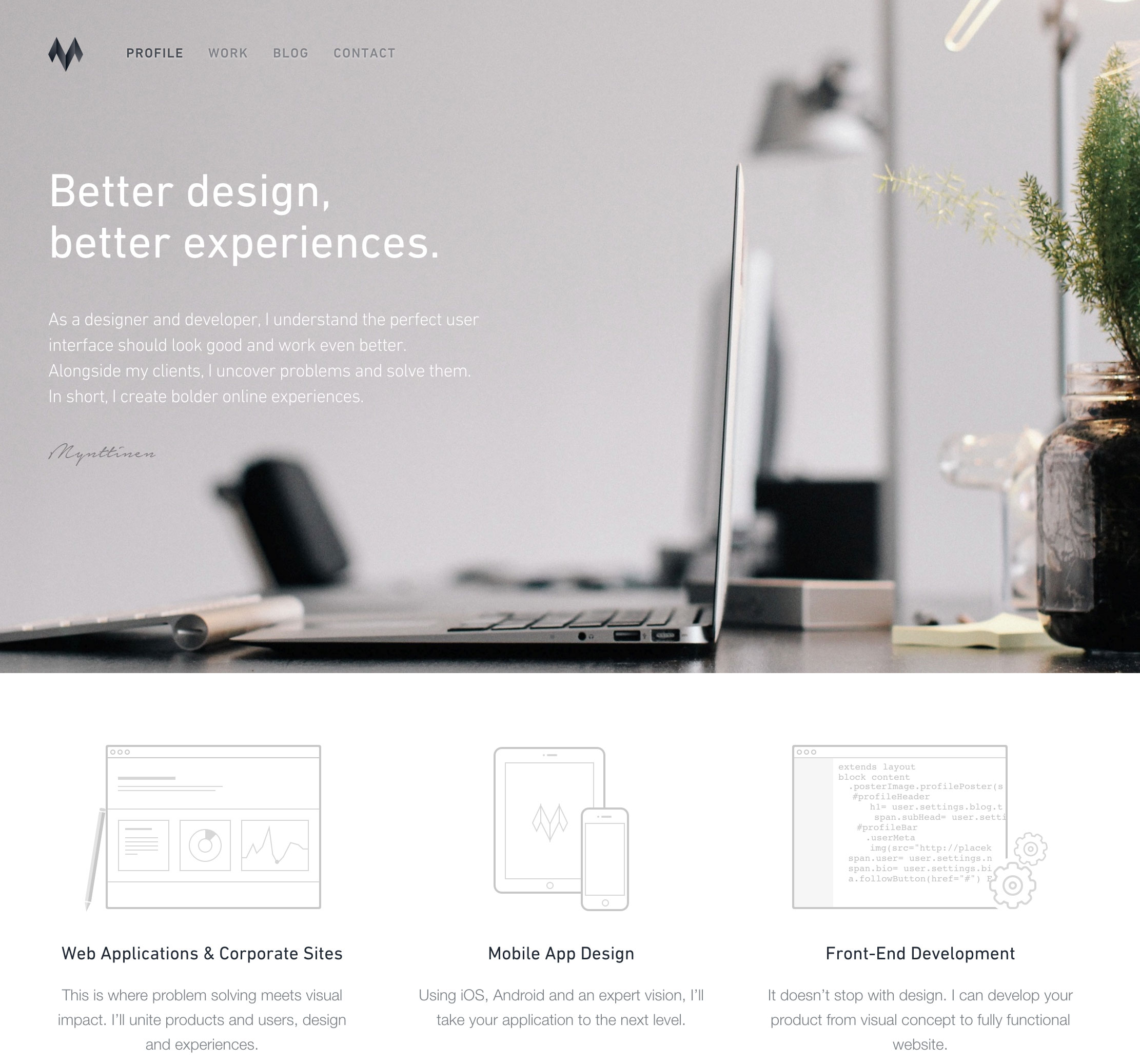 <span>Ivo Mynttinen</span><i>→</i>